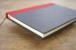 Preview: Writing and notebook black, with red linen